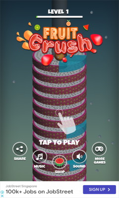 堆球水果粉碎手机app