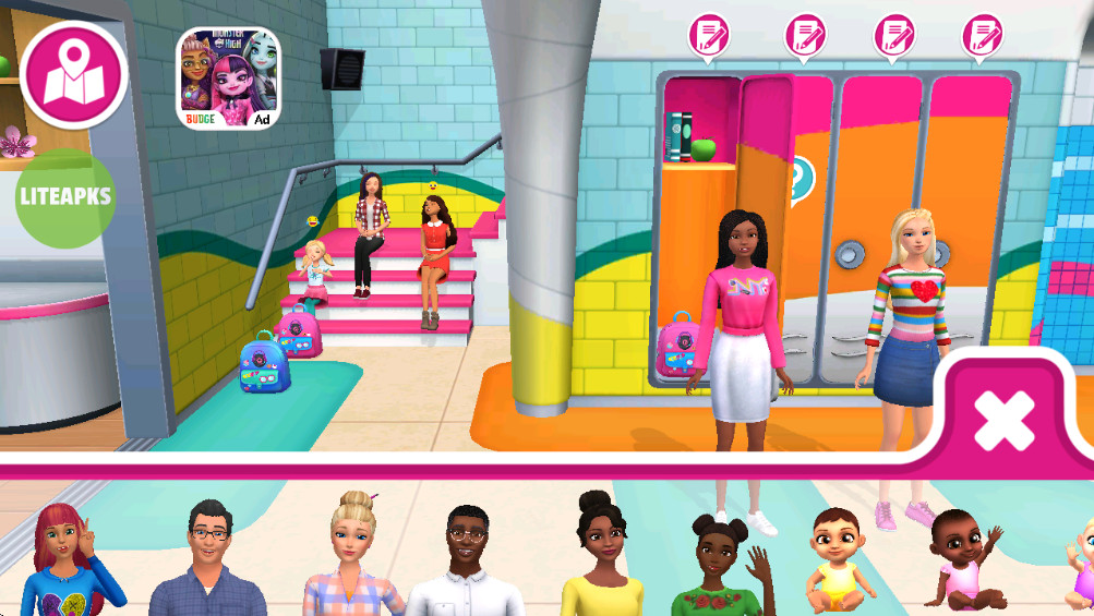 芭比梦幻小屋历险破解版最新版(Dreamhouse) 2025.1.0安卓版