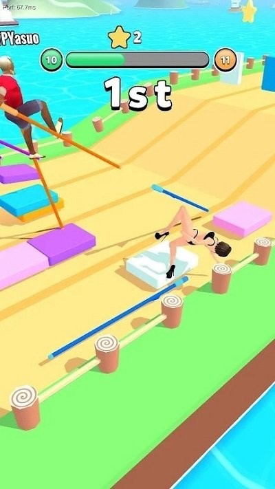 艰难的高跷游戏