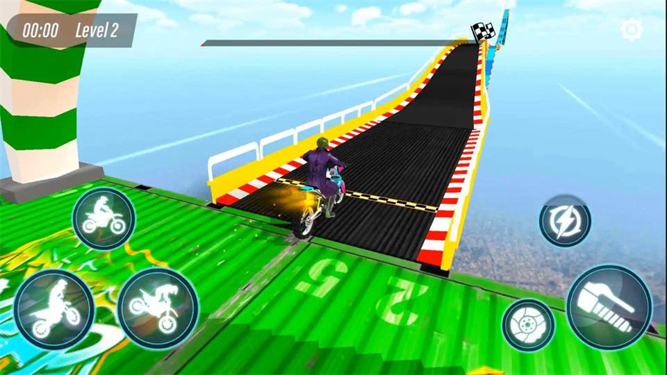巨型坡道摩托特技3D(SuperHero Bike) 巨型坡道摩托特技3D(SuperHero Bike)