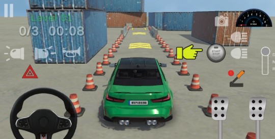 现代汽车停车场