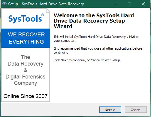 SysTools Hard Drive Data Recovery(Ӳ�����ݻָ�����)