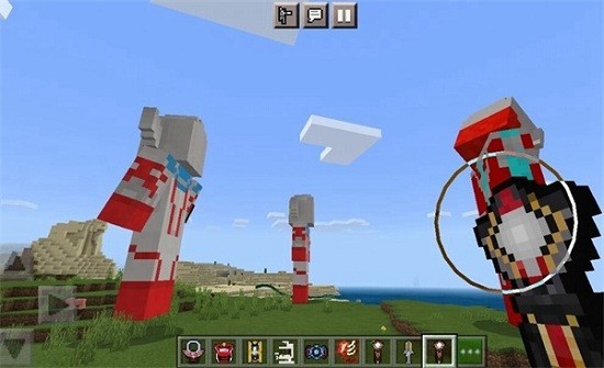 我的世界：兰斯威乐市和新生代奥特曼模组