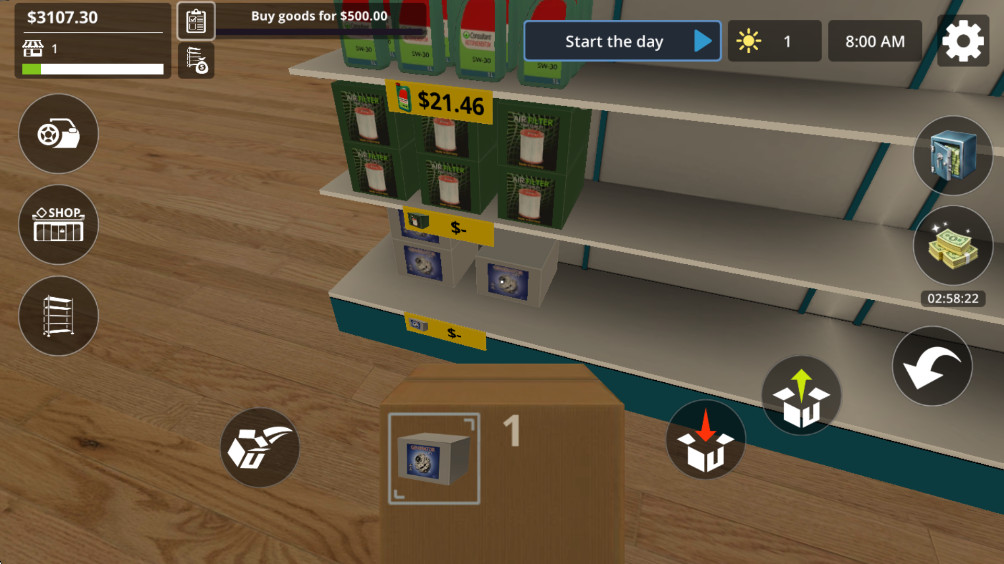 汽车配件商店模拟器货币不减 1.07最新版