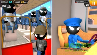 火柴人巴士驾驶模拟器