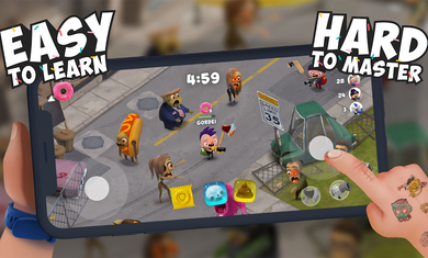 孩子VS僵尸甜甜圈乱斗 免广告版