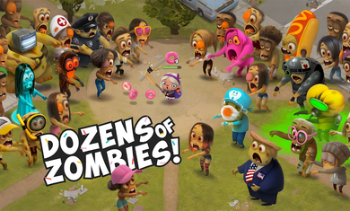 孩子VS僵尸甜甜圈乱斗 免广告版