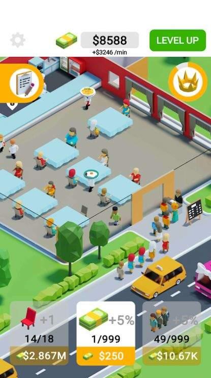 空闲餐厅大亨麦格纳特