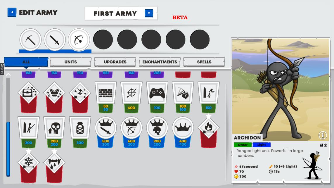 火柴人战争遗产3无限人口无限cb和无限金币 2022.1.43破解版