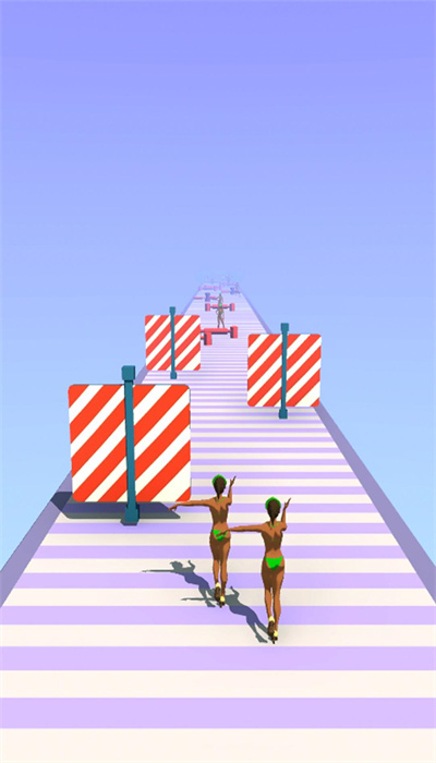 狂欢节赛跑者按章