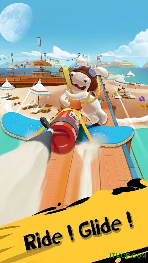 疯狂的兔子狂奔跑酷无限道具版