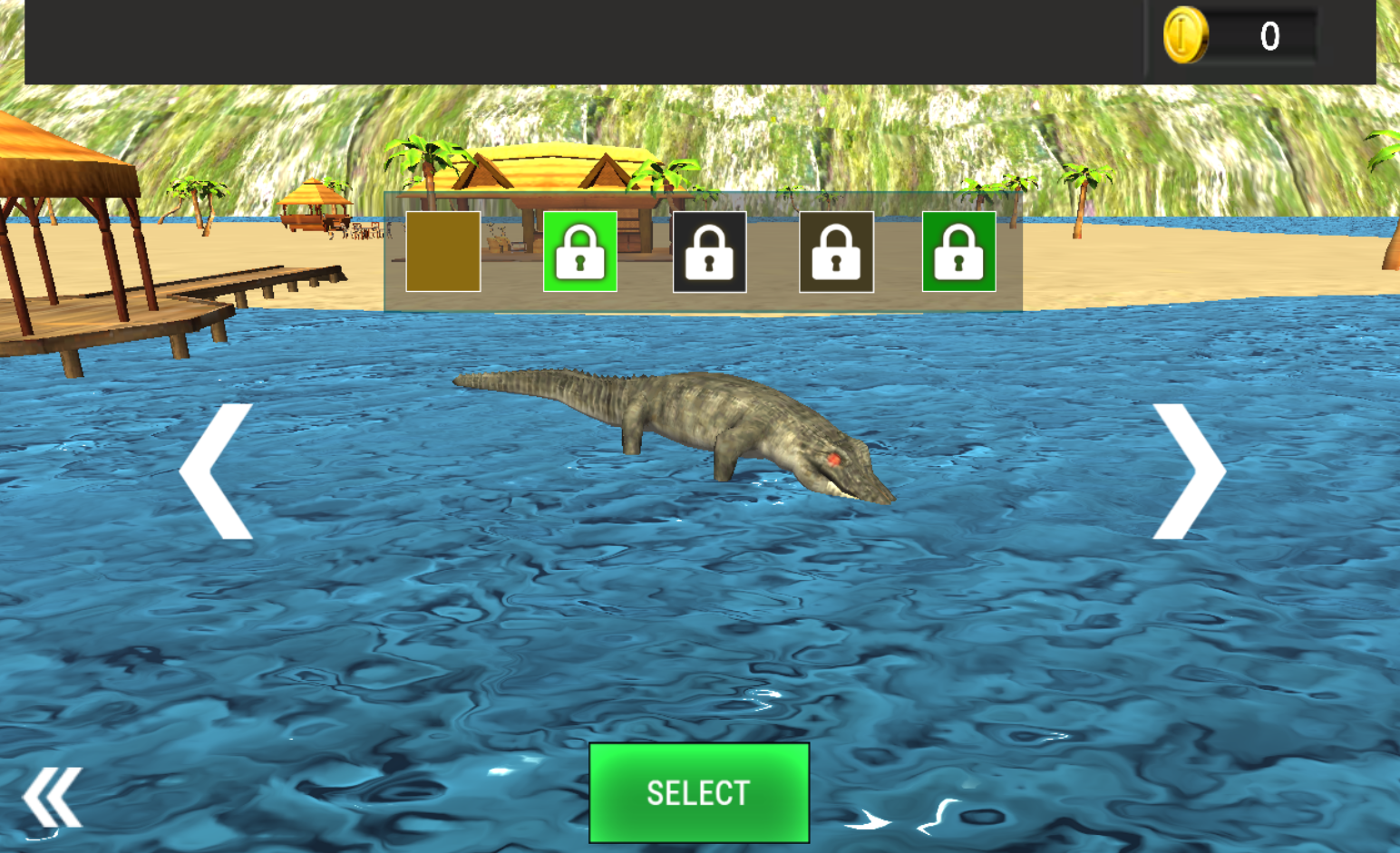 海滩鳄鱼模拟器