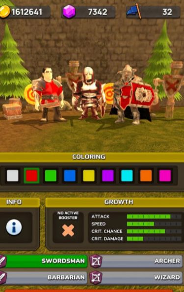 放置皇家英雄：合并防御