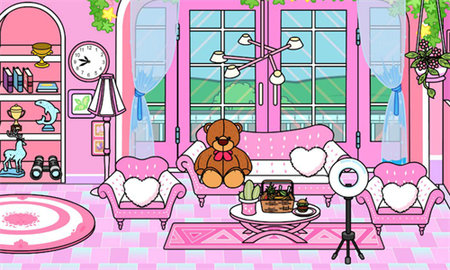 蒂奇镇粉色家居装饰