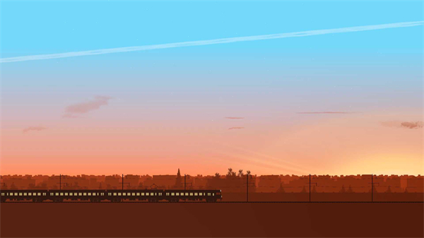 模拟2D电动火车