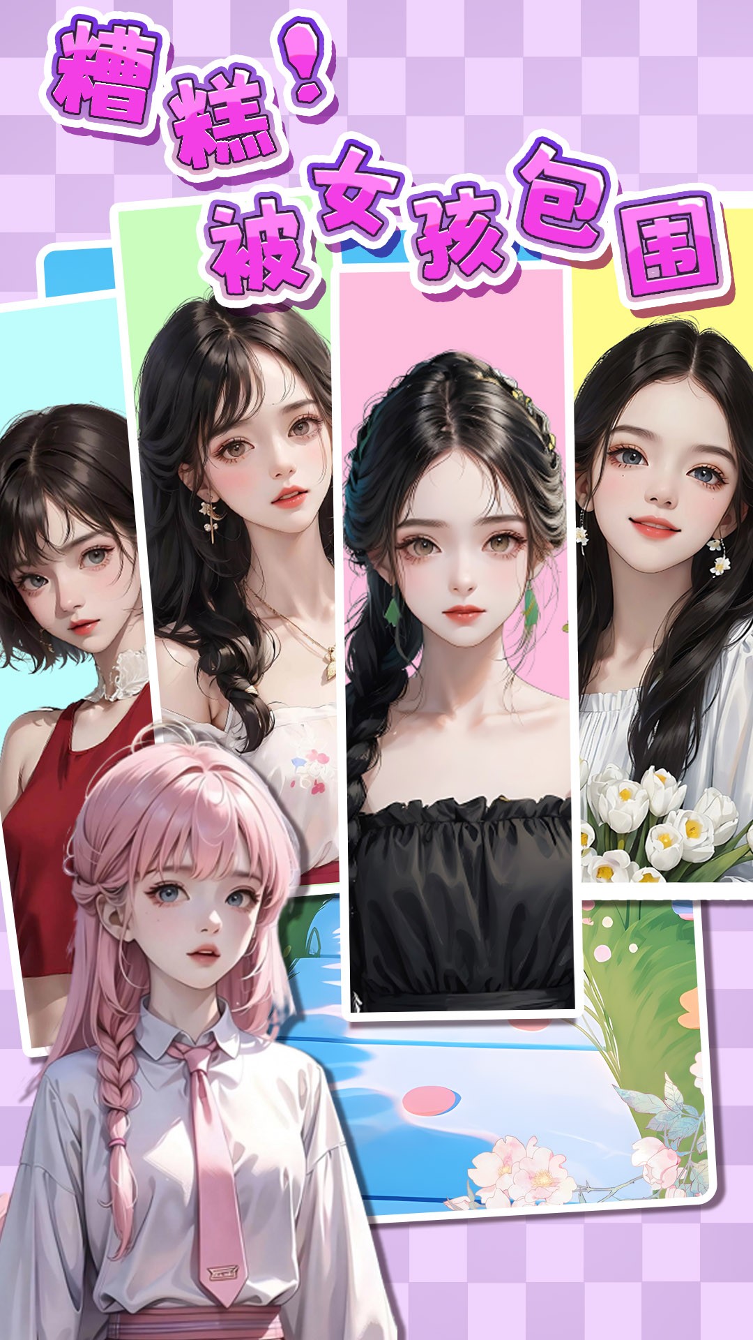 糟糕！被女孩包围了！