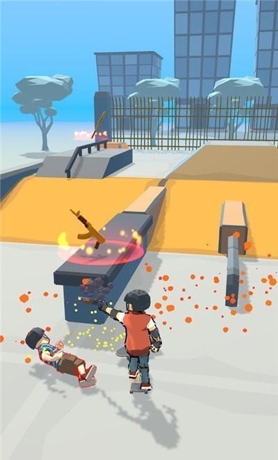 滑板冲突游戏