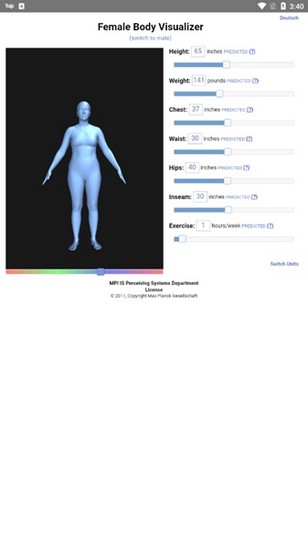 bodyvisualizer身材模拟器 bodyvisualizer身材模拟器