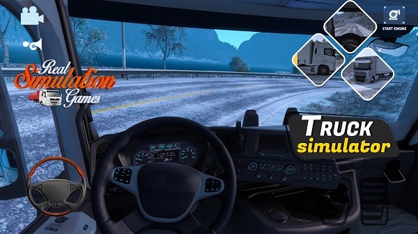 欧洲雪地卡车模拟器(Truck Simulator Snow Mountain)