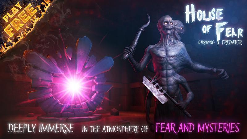 House of Fear: Predator, Scary Horror Escape