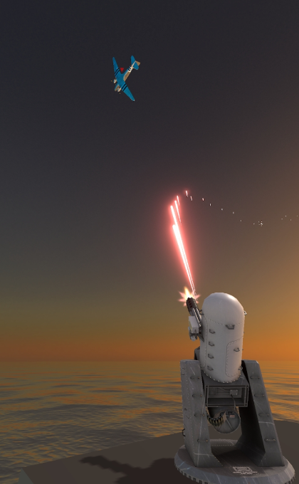 近战防空炮模拟器