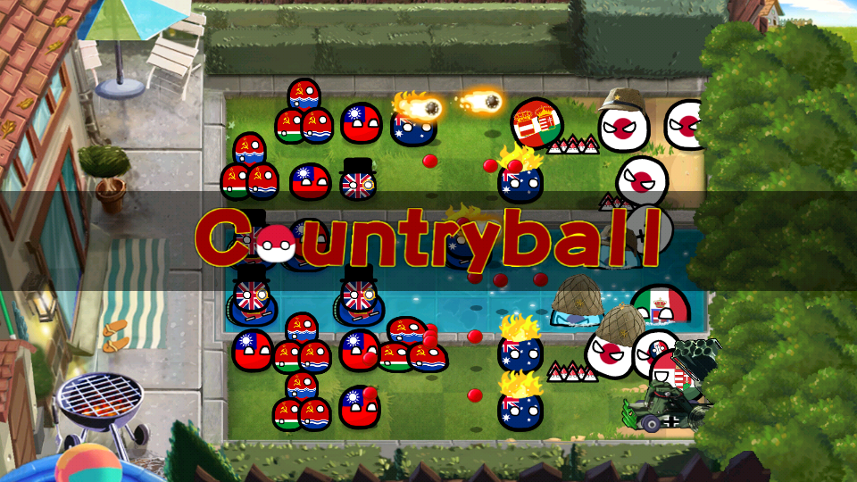 植物大战僵尸波兰球版本1到5改版游戏键盘(波兰球大战TV)