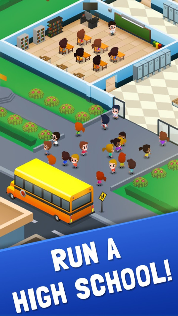 Idle High School Tycoon(有名的高中大亨)