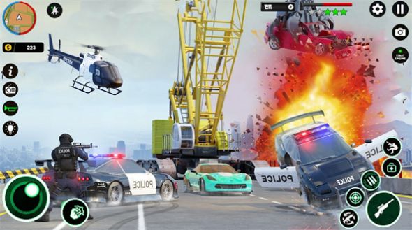 王牌追捕军队(Police Chase Gangster Open World)