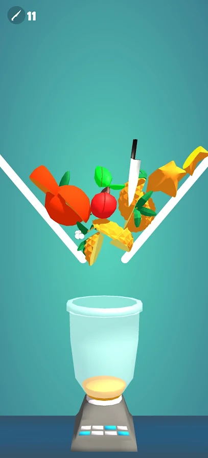 切片水果搅拌FruitBlend