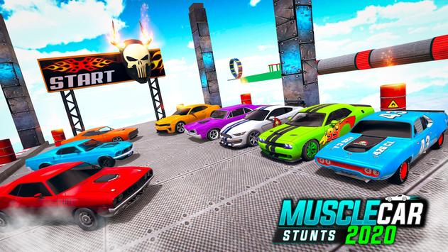 危险的高空肌肉车特技(Muscle Car Stunts 2020)
