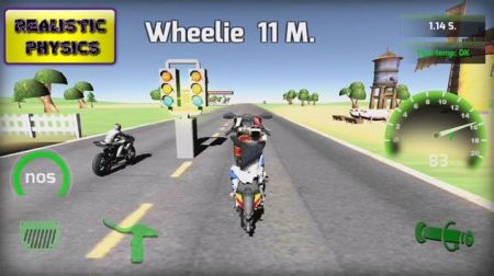 摩托车飙车Motorbike Drag racing 摩托车飙车Motorbike Drag racing