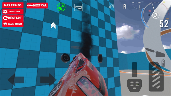 城市汽车极端碰撞