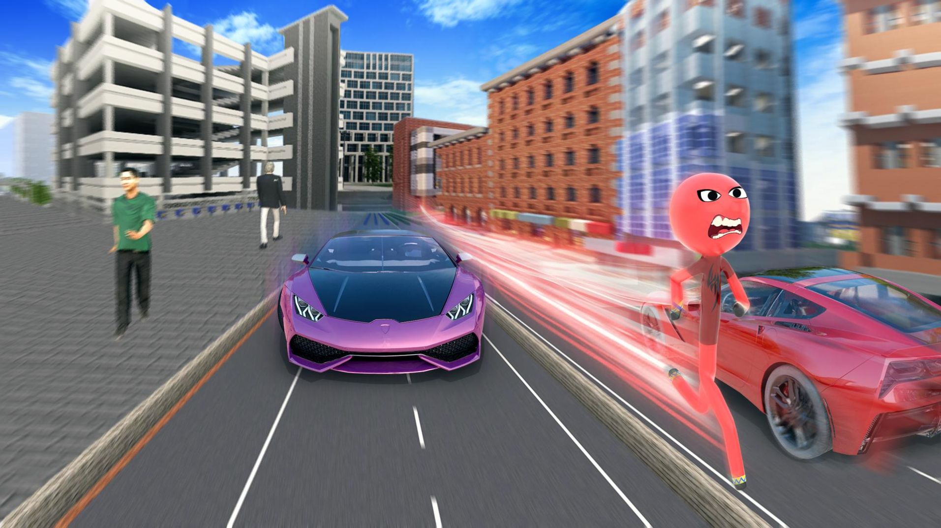 火柴人飞行战士stickman flying hero