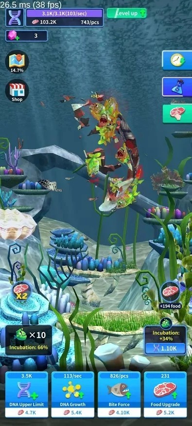 Idle Piranha(空闲食人鱼)