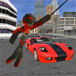 火柴人城市绳索英雄