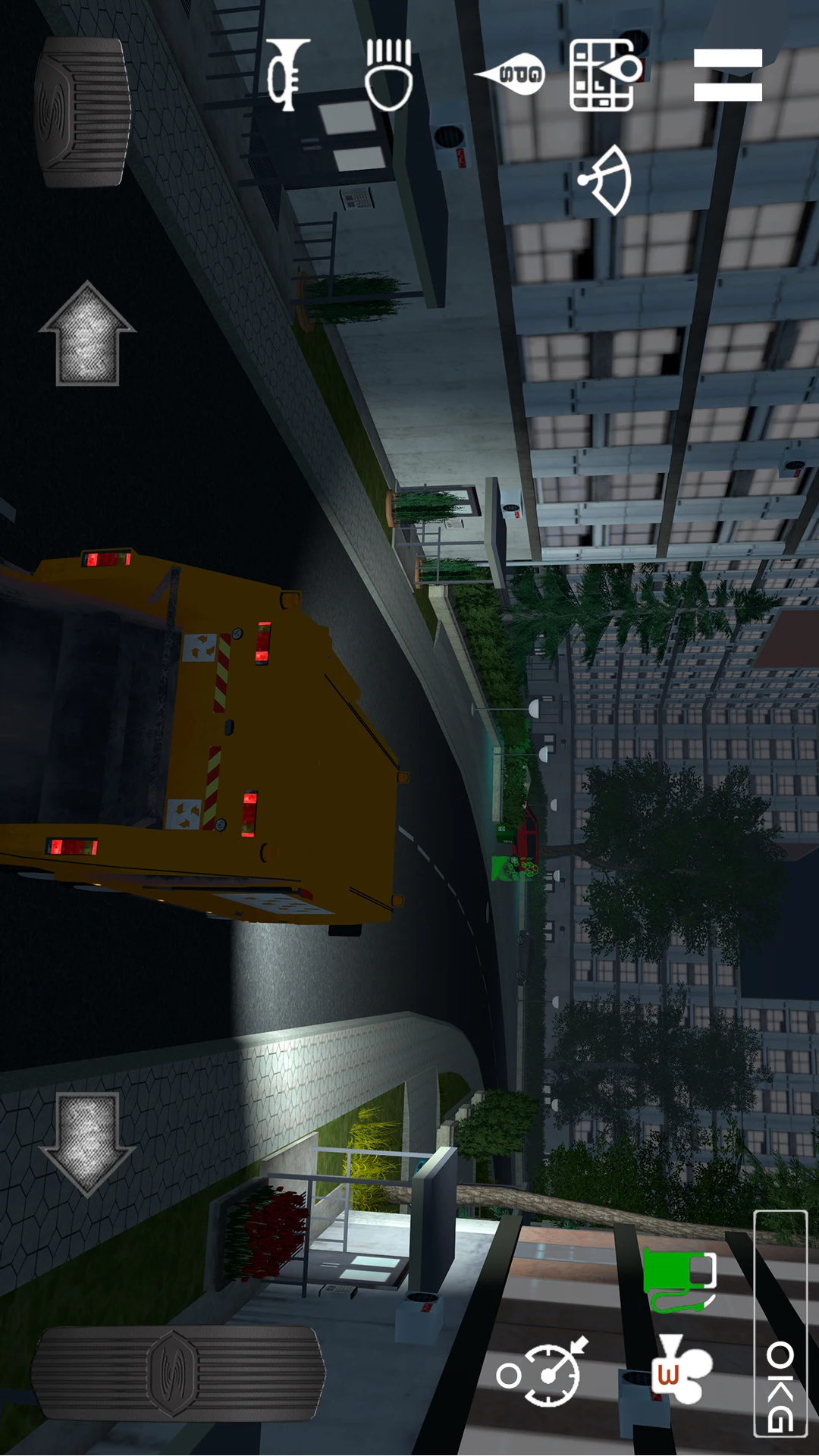 城市垃圾车驾驶