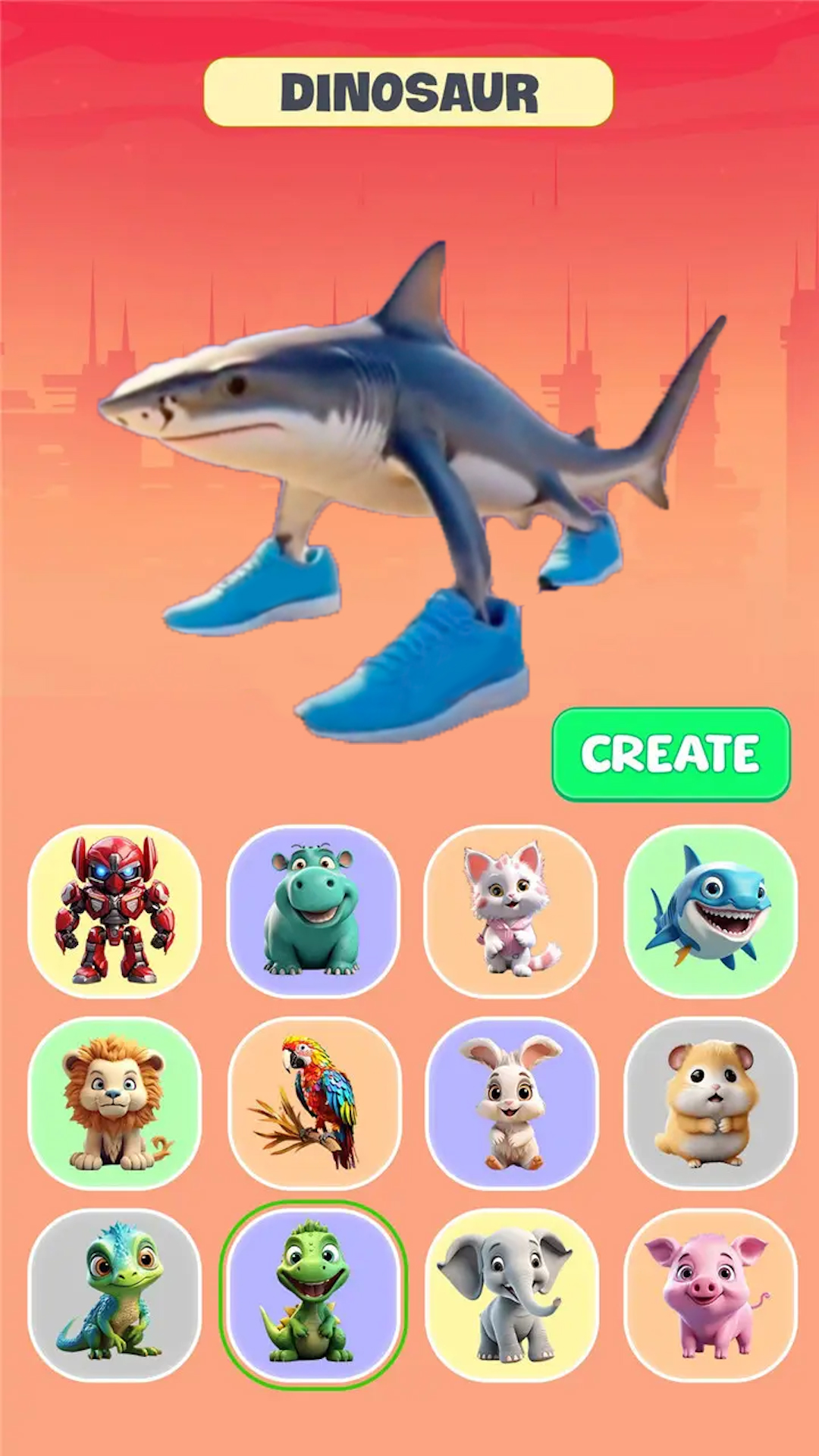 动物融合战场模拟器