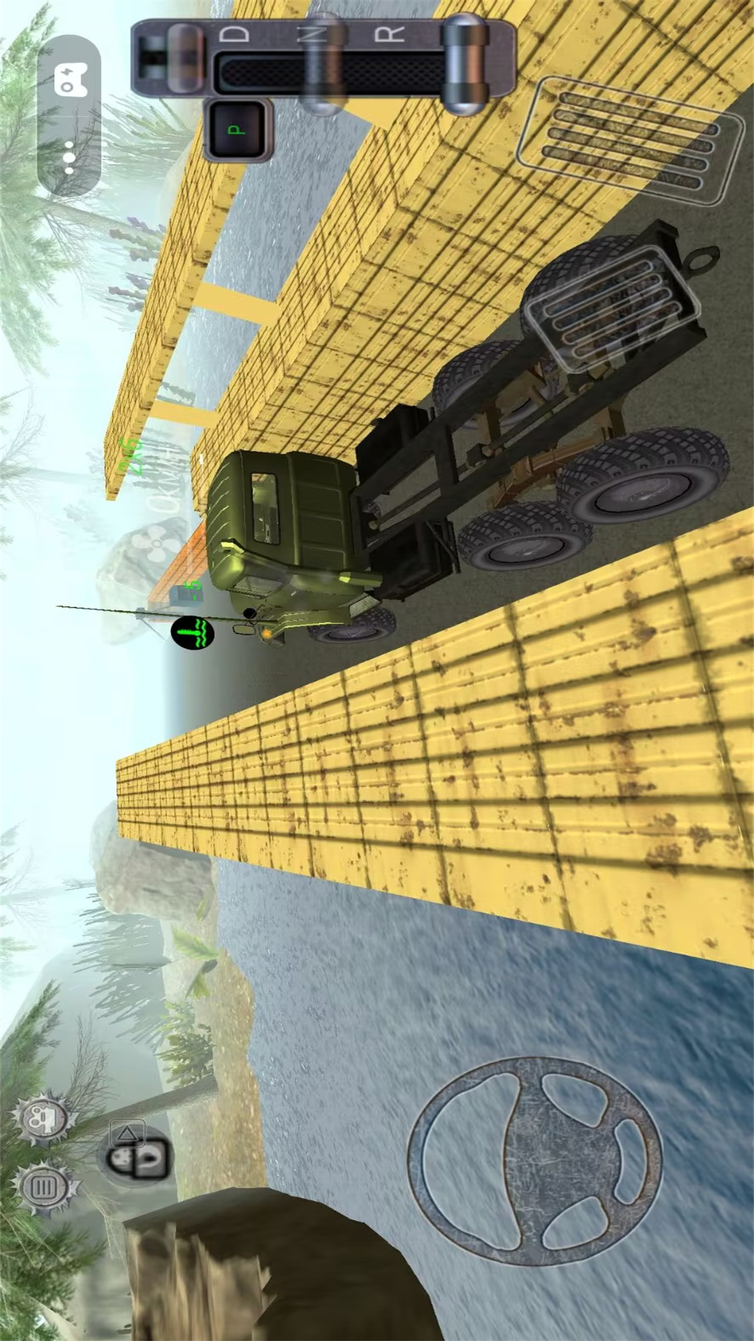 现代卡车登山越野