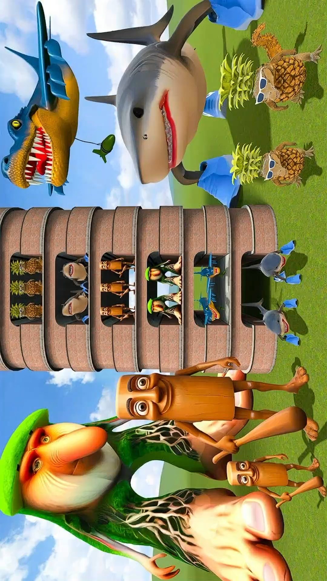 模拟鲨鱼狩猎求生