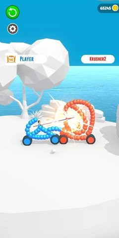 手绘战车画车对决