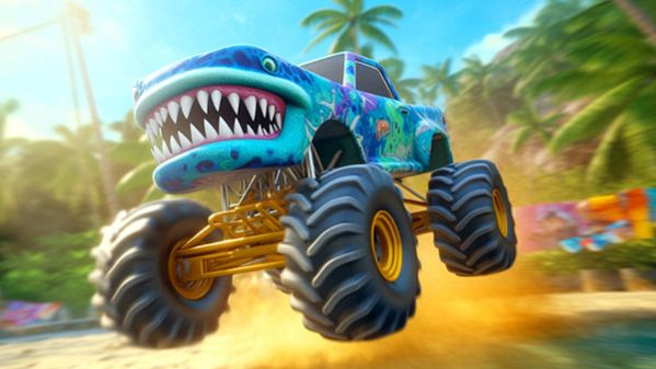 怪物头卡车竞速(Muscle Monster Truck Stunt Games)