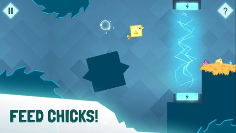 几何形状：方形鸟