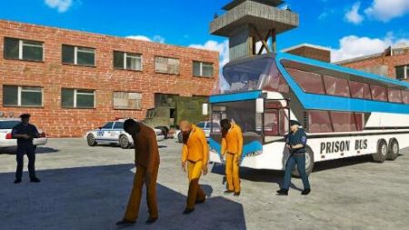 美国警察运输囚犯US Prison Transport Police Bus 美国警察运输囚犯US Prison Transport Police Bus