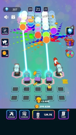 炮塔疯狂射击ColorfulBombing