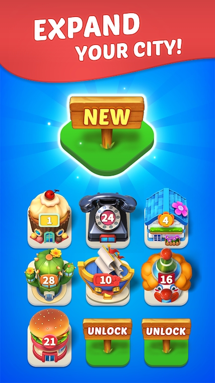 Merge Tycoon(空闲建筑合并)