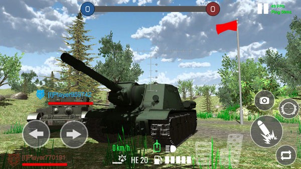 坦克模拟器5v5对决游戏