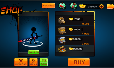 Stickman Ghost(火柴人幽灵忍者商店权限破解版)