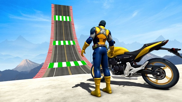超级自行车特技赛(Superhero gt Stunt Biker Race)