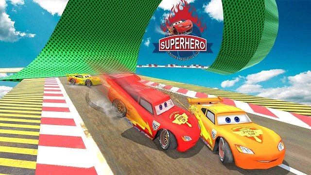飞溅超级英雄赛车