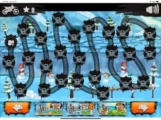 雪地摩托特技(MoneyRace3D)